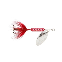 YAKIMA BAIT RT.208.R.BX6 1/8OZ RED ROOSTER TAIL