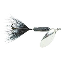 YAKIMA BAIT RT.212.SS.BX6 1/4OZ SILVER SHAD ROOSTER TAIL