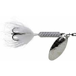 YAKIMA BAIT RT.212.WH.BX6 1/4OZ WHITE ROOSTER TAIL