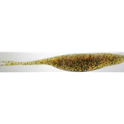 BASS ASSASSIN VSA60410 5" VAPOR SHAD- WATERMELON/RED GLITTER