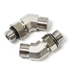 SEASTAR HF6011 STAINLESS STEEL 45DEG FITTINGS 2PK