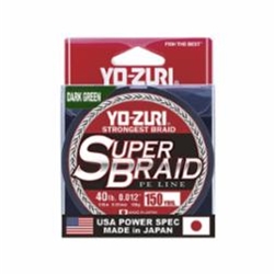 YO-ZURI R1260-DG 40LB SUPER BRAID 150YDS