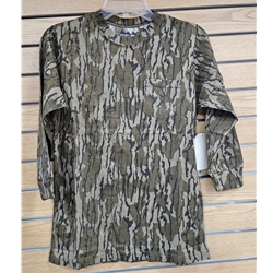 WFS CTSL-Y-500-S YOUTH LONG SLEEVE T-SHIRT MOSSY OAK BOTTOMLAND SIZE SMALL