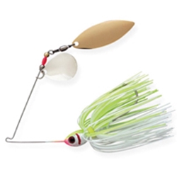 BOOYAH BYBT14616 CHART/WHT SPINNER 1/4OZ