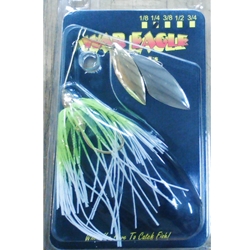 WAR EAGLE  WE14GW02 1/4OZ DOUBLE WILLOW WHITE CHART