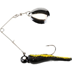 H&H CKS-17N 1/4OZ CAJUN SPIN BLACK/YELLOW STRIPE