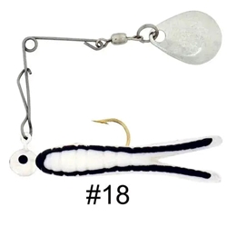 H&H CKS-18N 1/4OZ WHITE/BLACK STRIPE