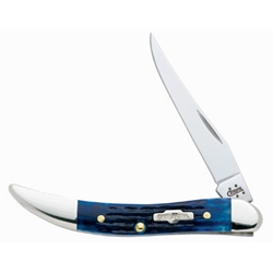 CASE 02804 BL BLUE BONE ROGERS CORN COB JIG SMALL TEXAS TOOTHPICK