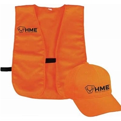 HME HME-SF SAFETY VEST & HUNTING CAP COMBO