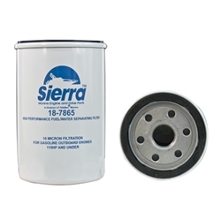 SIERRA 18-7865 FUEL WATER SEPARATING FILTER 90GPH 10 MICRON