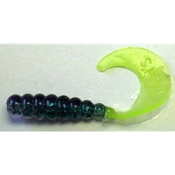 KALIN'S  2" TRIPLE THREAT GRUBS JUNEBUG/CHART