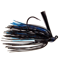 SANTONE  1/4OZ RATTLIN JIG BLACK BLUE NEON