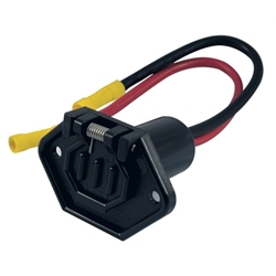 MARPAC 7-1304 12V 2 WIRE MALE TROLLING MOTOR PLUG
