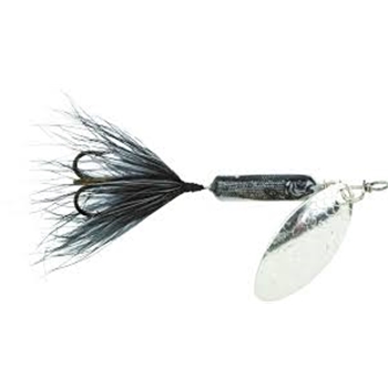 YAKIMA BAIT RT.212.SS.BX6 1/4OZ SILVER SHAD ROOSTER TAIL