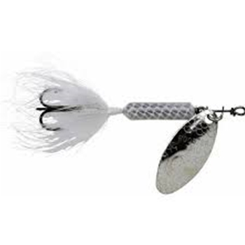 YAKIMA BAIT RT.212.WH.BX6 1/4OZ WHITE ROOSTER TAIL