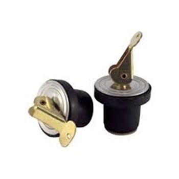 MARPAC 7-54858 11/16" ID BAITWELL PLUG WITH BRASS HANDLE