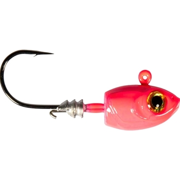 BOBBY GARLAND MSH116-01PK4 MICRO SHAD HEADZ 1/16OZ PINK GLOW