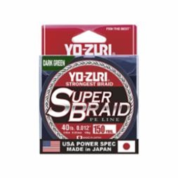 YO-ZURI R1260-DG 40LB SUPER BRAID 150YDS
