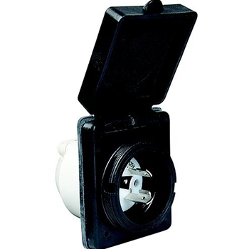 MARINCO 301ELRVBLK 30AMP STANDARD POWER INLET