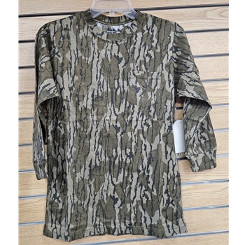 WFS CTSL-Y-500-S YOUTH LONG SLEEVE T-SHIRT MOSSY OAK BOTTOMLAND SIZE SMALL