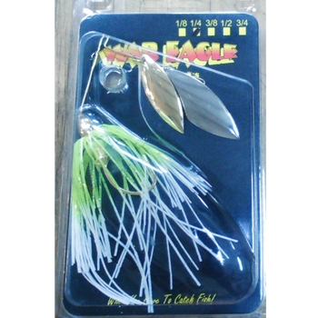 WAR EAGLE  WE14GW02 1/4OZ DOUBLE WILLOW WHITE CHART