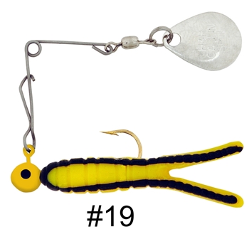 H&H CKS-19N 1/4OZ YELLOW/BLACK STRIPE