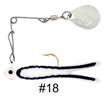 H&H CKS-18N 1/4OZ WHITE/BLACK STRIPE