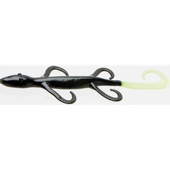 ZOOM 002-125 SUPER SALT PLUS 6" LIZARD BLACK/CHART
