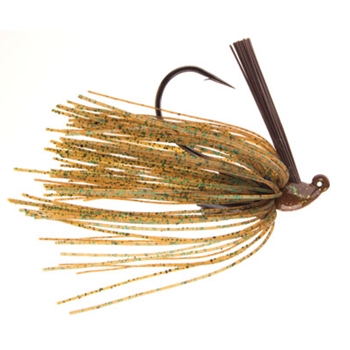 SANTONE RJ1258 1/2OZ RATTLIN JIG PUMPKIN GREEN FLAKE