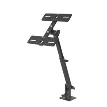 MILLENIUM MM-002 BLACK DOUBLE MONITOR MOUNT