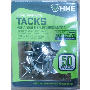 HME HME-RT TRAIL MARKING TACKS-WHITE