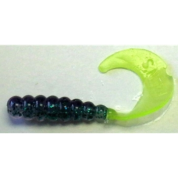 KALIN'S  2" TRIPLE THREAT GRUBS JUNEBUG/CHART