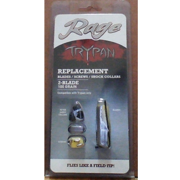 RAGE R35105 REPLACEMENT TRYPAN BLADES 2-BLADE 100GR